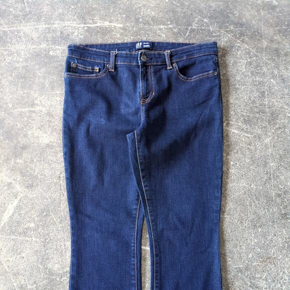 Gap Low Rise Jeans Womens 28 Short Blue Jegging Dark Wash Y2K Preppy Retro - Picture 2 of 8
